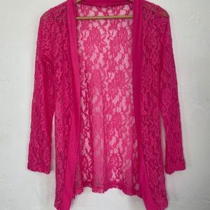 Pink Lace Suit / Small / Sexy